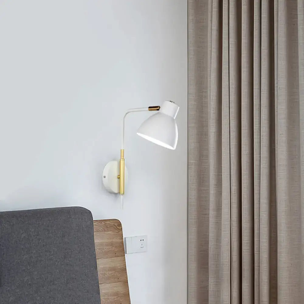 Gold Rod Wall Sconce