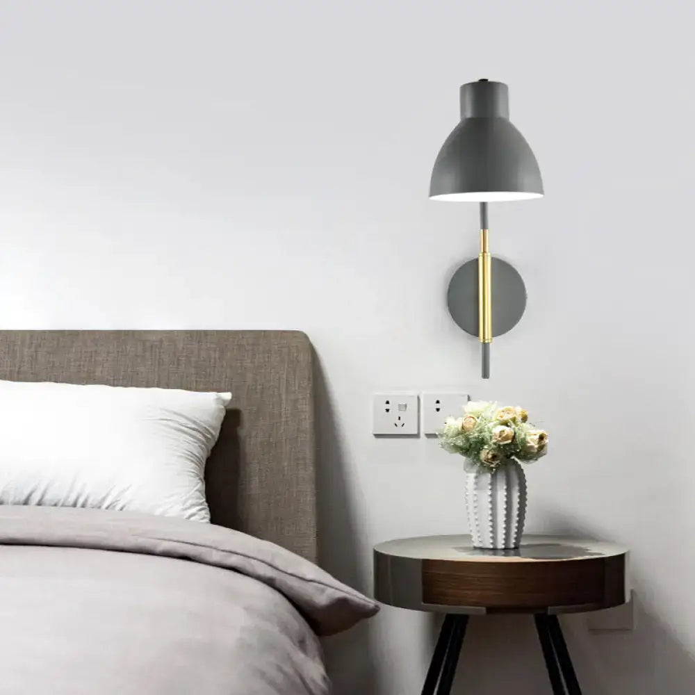 Gold Rod Wall Sconce