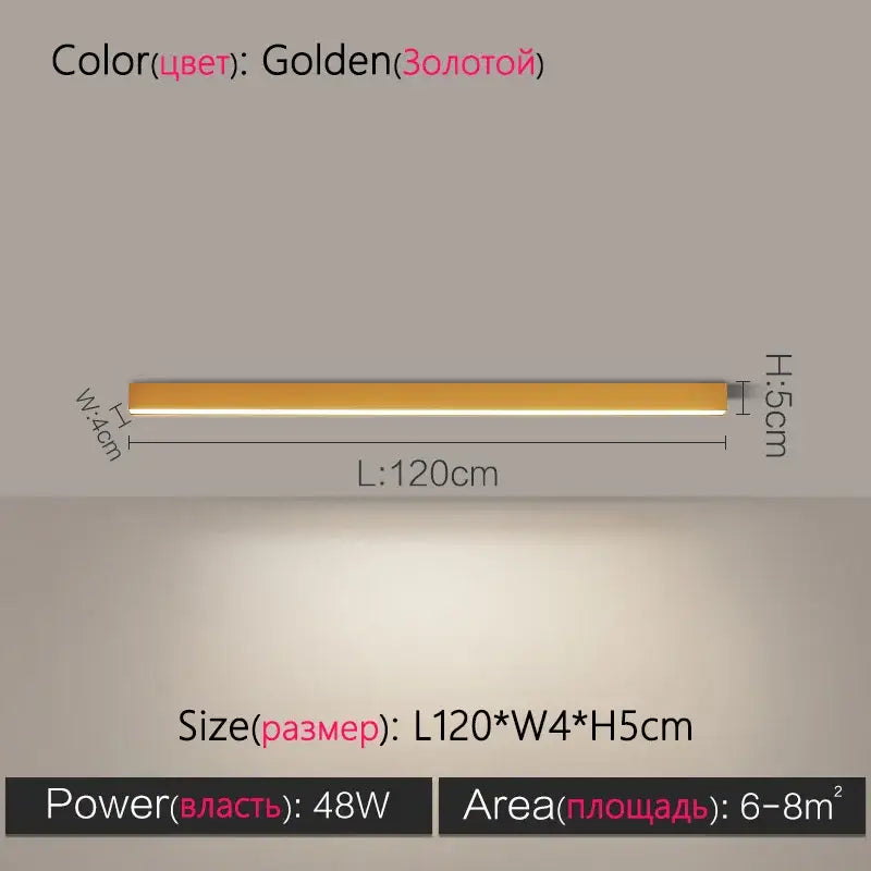White Linear LED Lamp