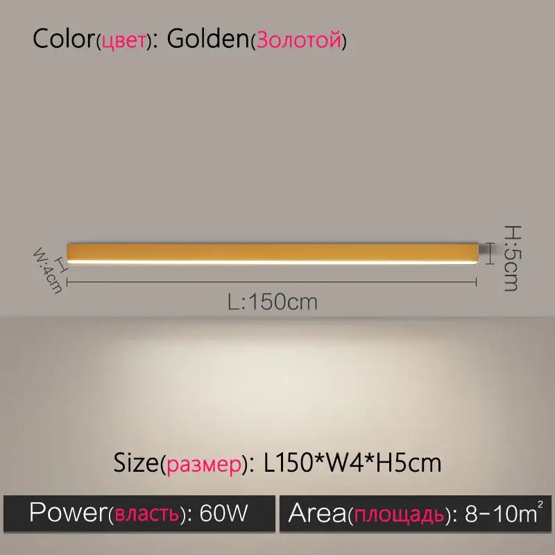 White Linear LED Lamp