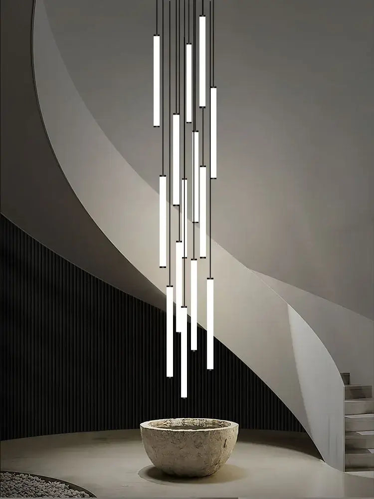 Black Loft Chandelier