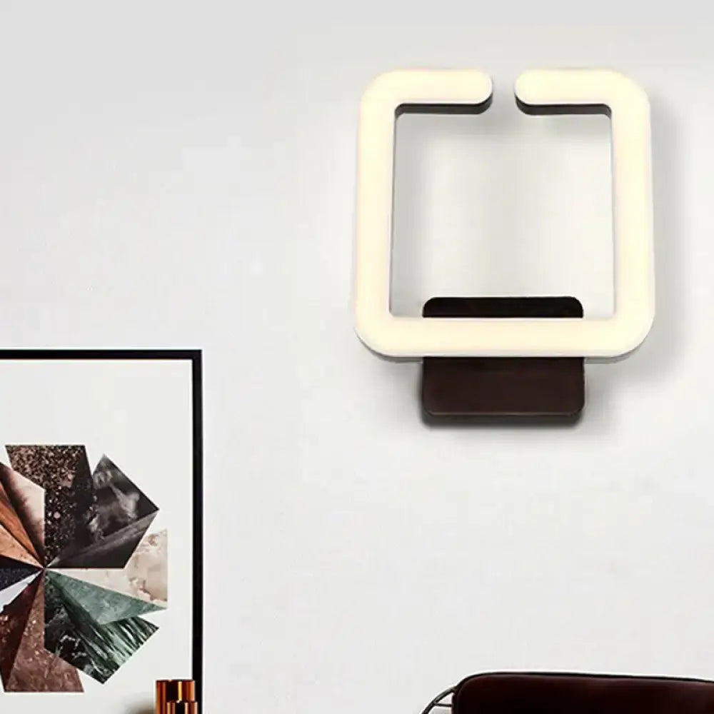 Off-White LED Wall Sconce