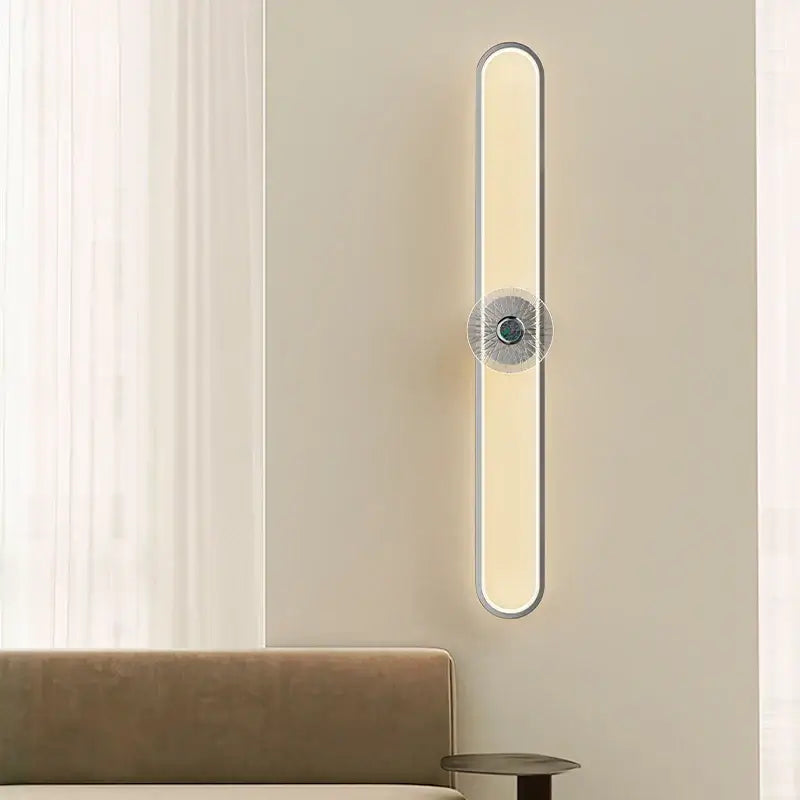Silver LED Wall Light