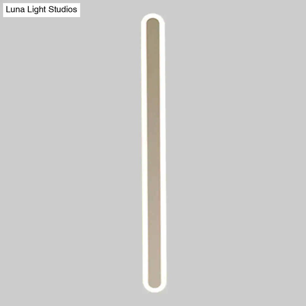 White Acrylic Wall Sconce