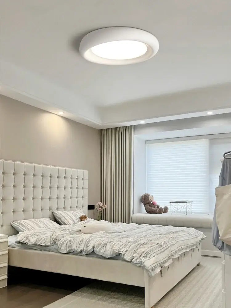 White Cream LED Ceiling Lamp