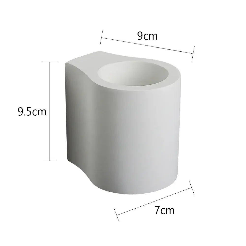 White Gypsum LED Wall Lamp