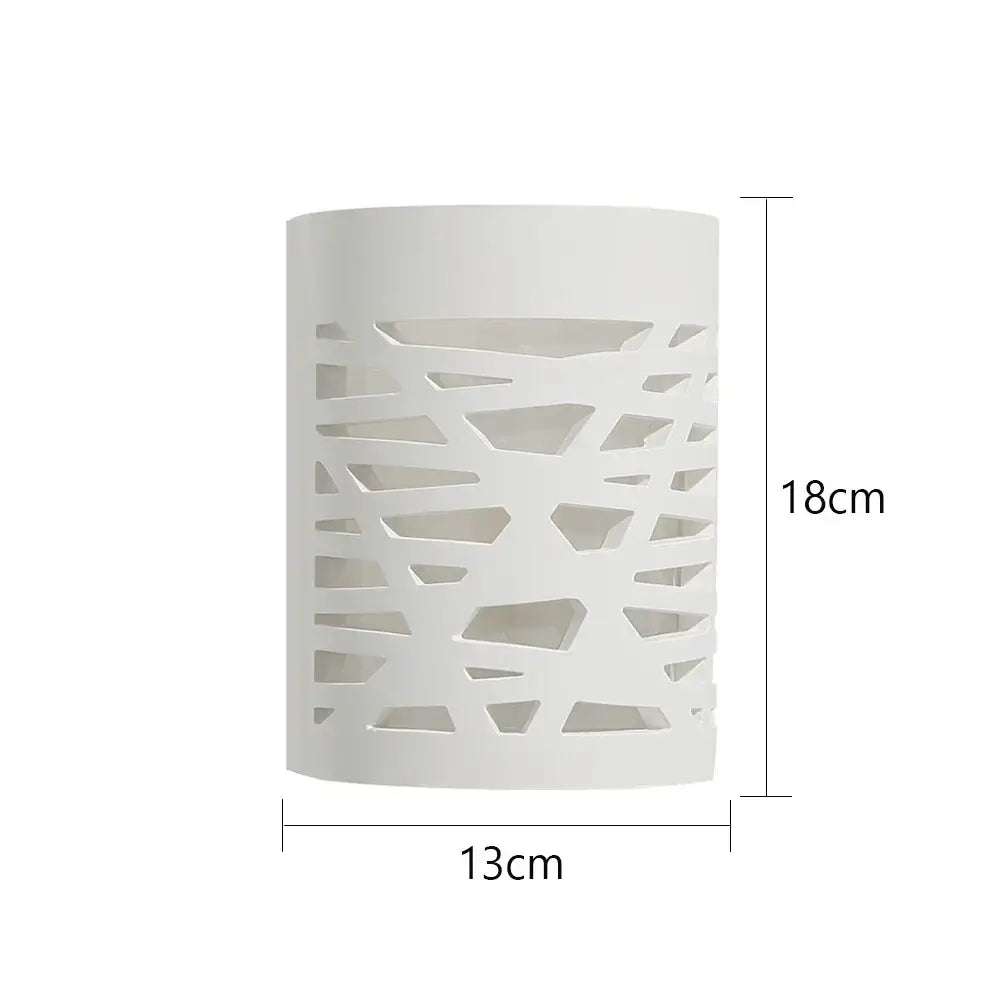 White Gypsum LED Wall Lamp
