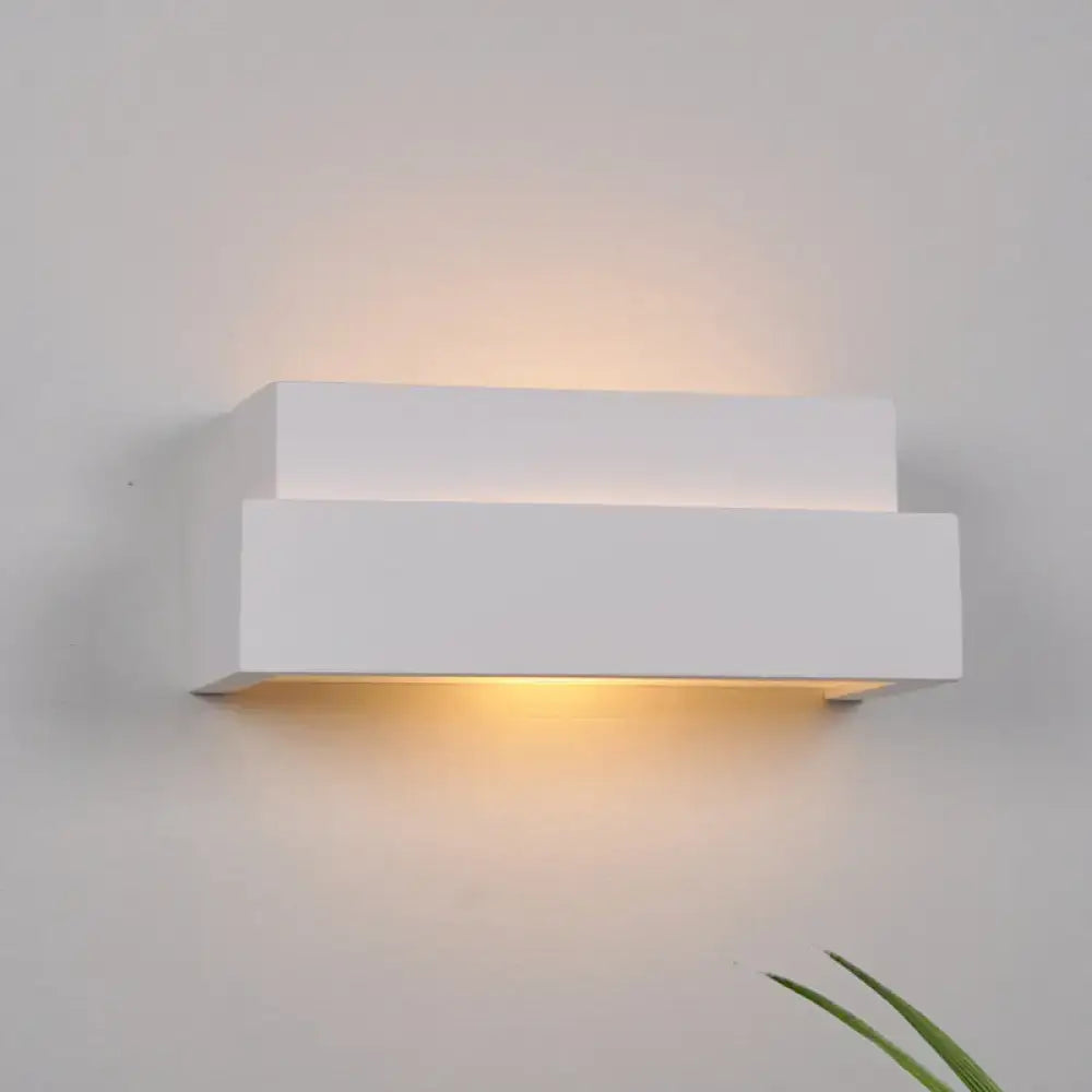 White Rectangular Wall Washer