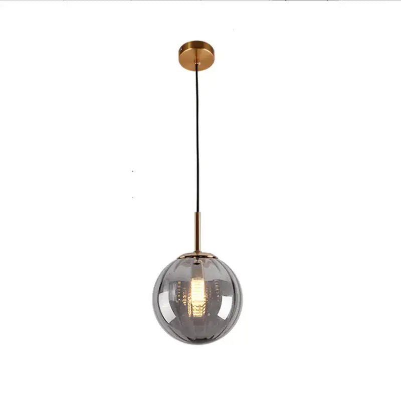Glass Ball Nordic Dining Room Pendant Lamp