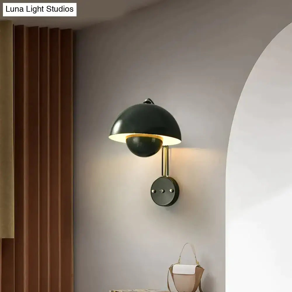 Brass Mushroom Wall Lamp
