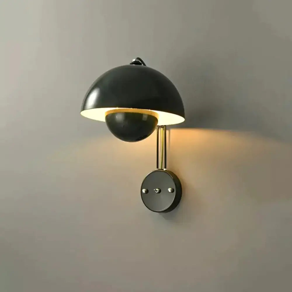 Brass Mushroom Wall Lamp