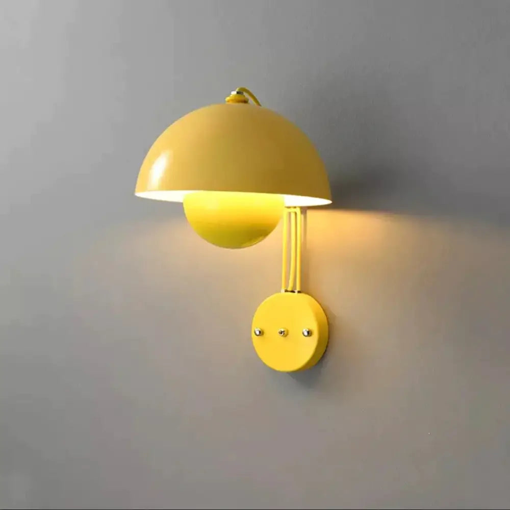 Brass Mushroom Wall Lamp
