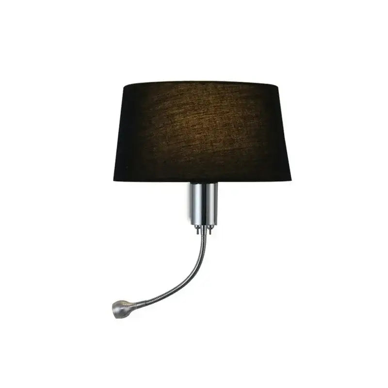 Beige Fabric Wall Lamp Nordic Reading Style