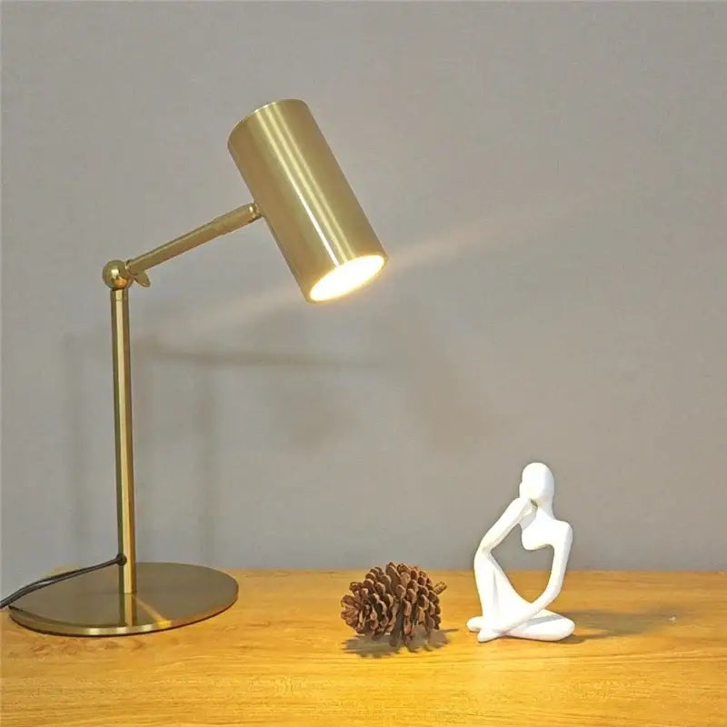Brass Adjustable Table Lamp