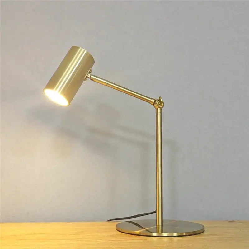 Brass Adjustable Table Lamp