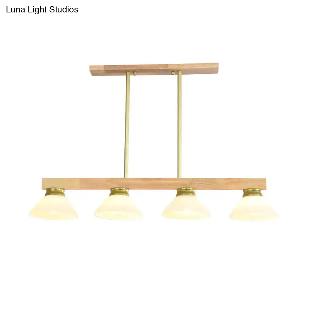 Gold Black Linear Pendant