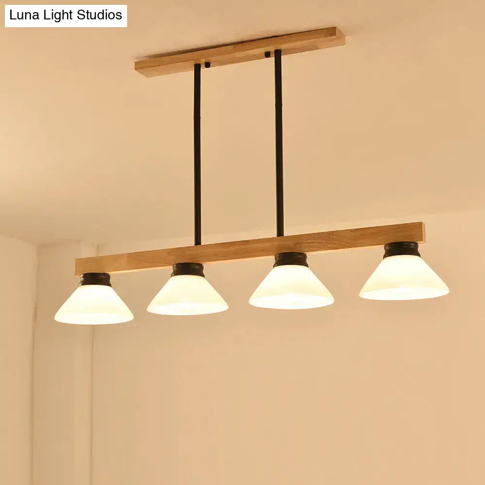 Gold Black Linear Pendant