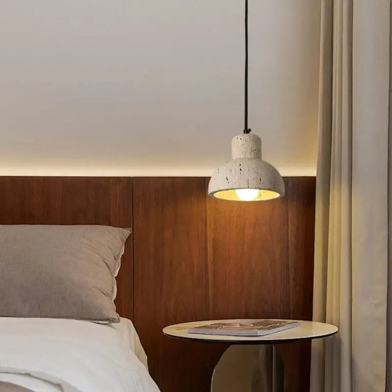 Yellow Stone Pendant Light