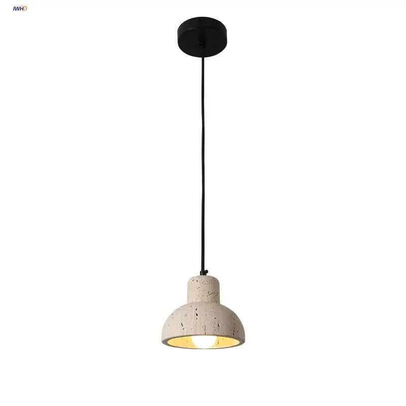 Yellow Stone Pendant Light