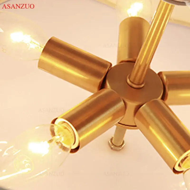 Textured Copper Ceiling Light