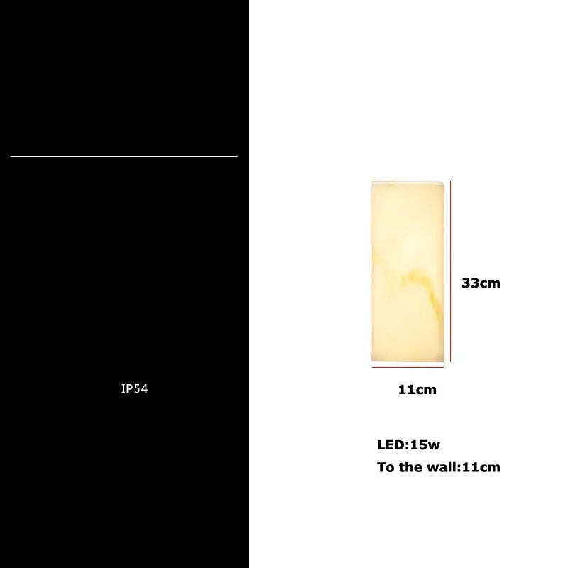 Onyx Amber LED Wall Sconce