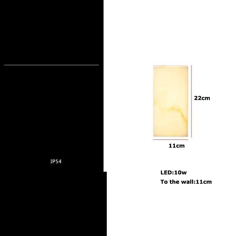 Onyx Amber LED Wall Sconce