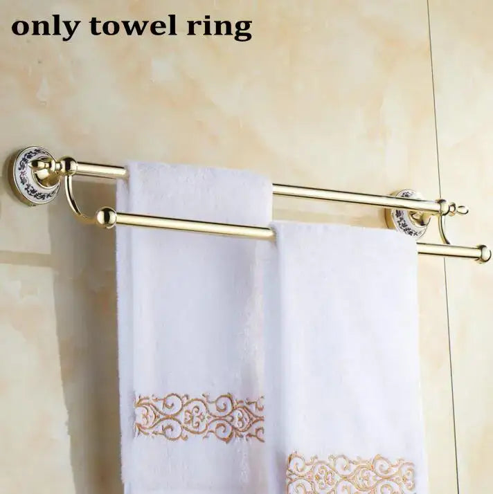 Gold Porcelain Bath Set