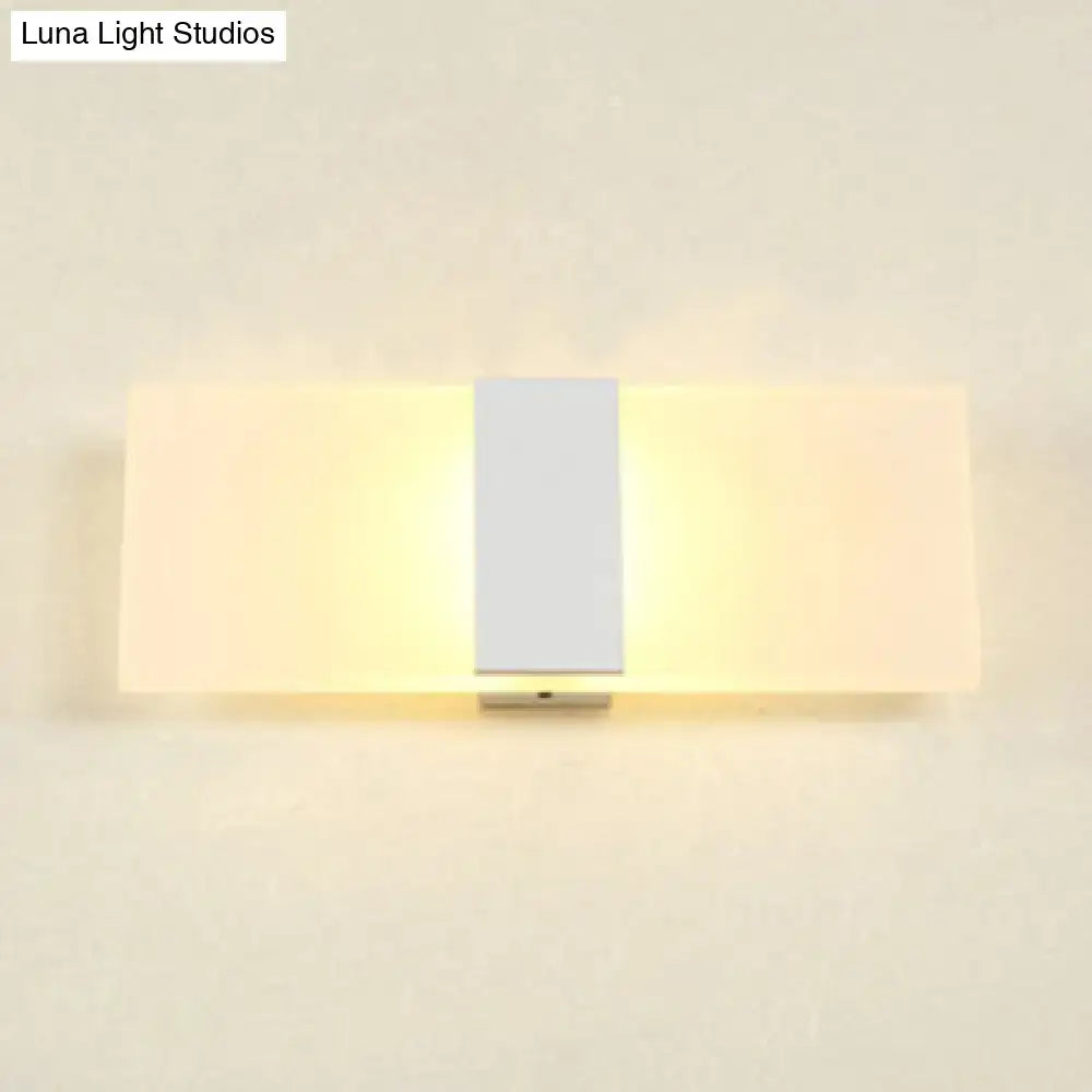 Metal Oval LED Sconce