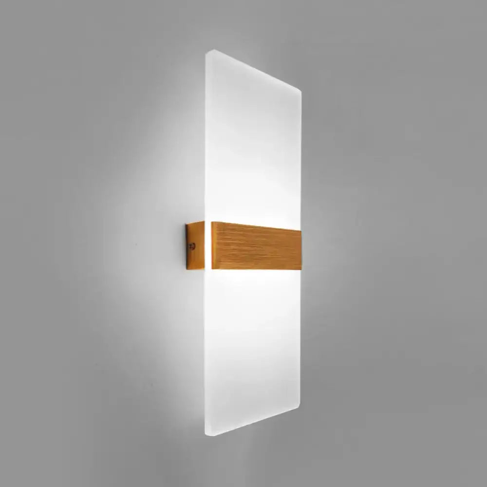 Metal Oval LED Sconce