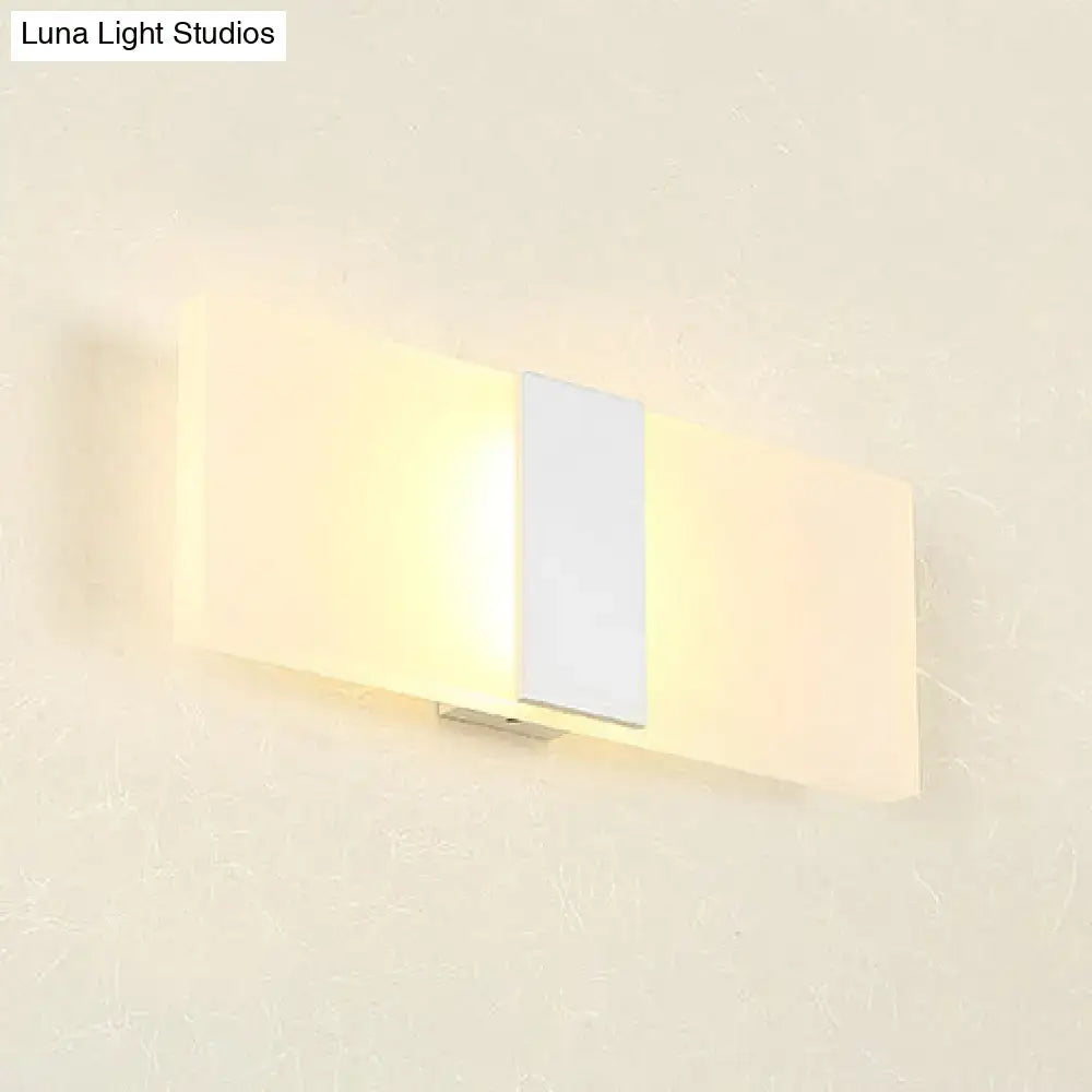 Metal Oval LED Sconce