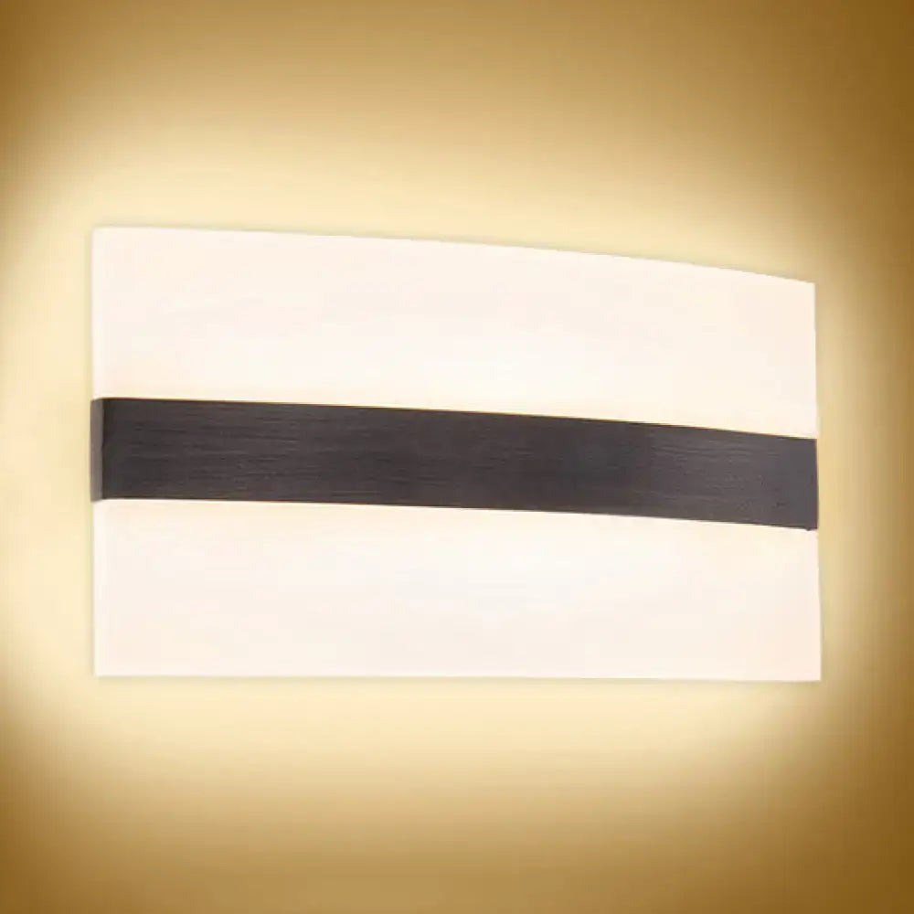 Metal Oval LED Sconce