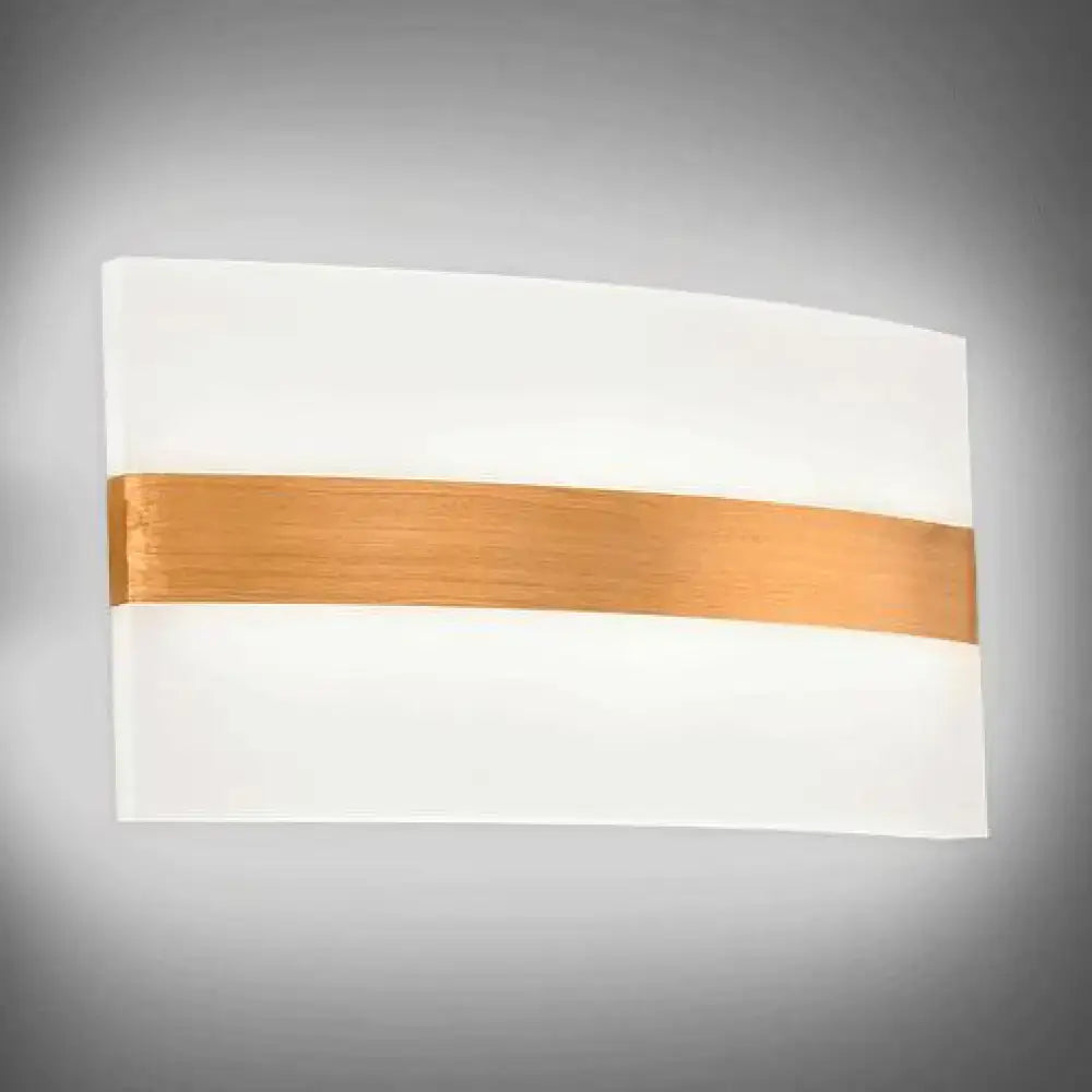 Metal Oval LED Sconce