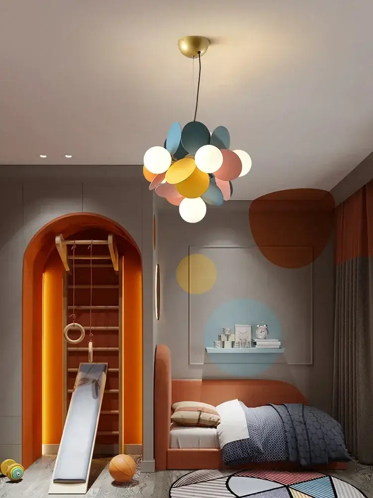 White Glass Ceiling Lamp