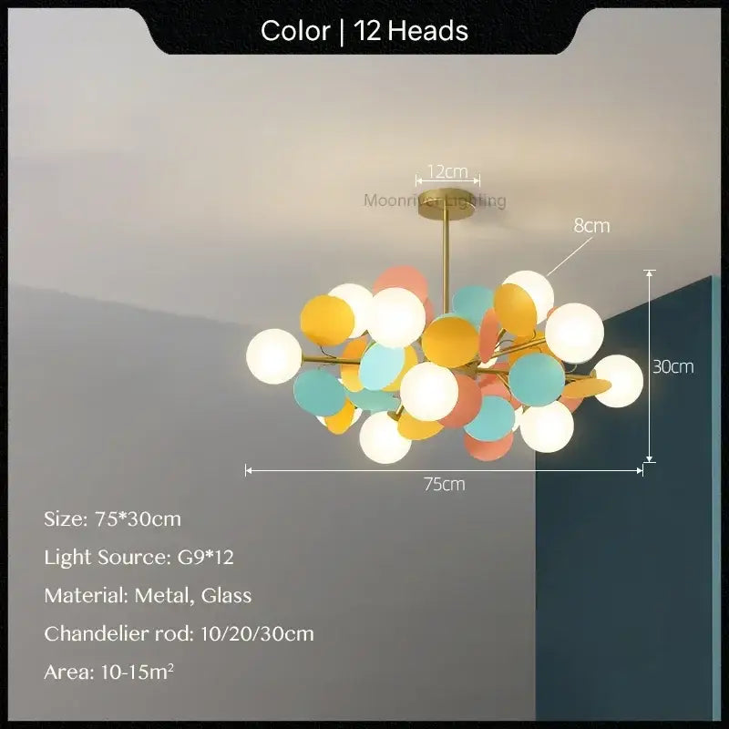 White Glass Ceiling Lamp