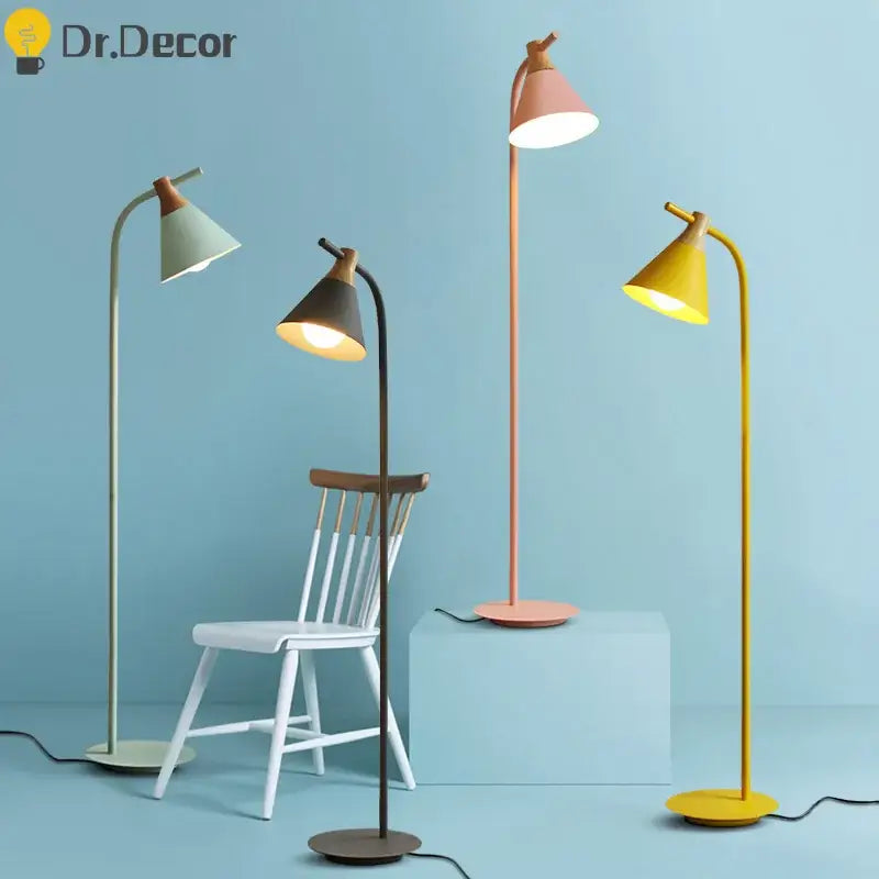 Iron Macaron Floor Lamp