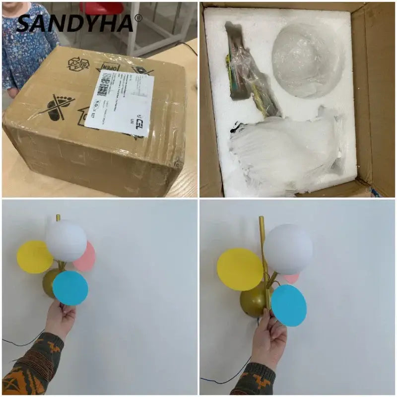 Acrylic Macaron Wall Lamp