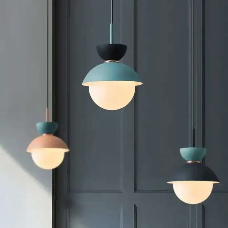 Ceramic Glass Ball Pendant