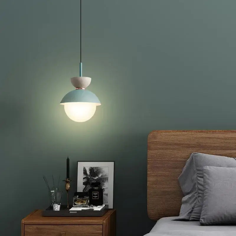 Ceramic Glass Ball Pendant