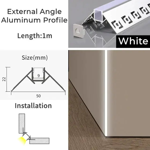 Silver Aluminum Track Light