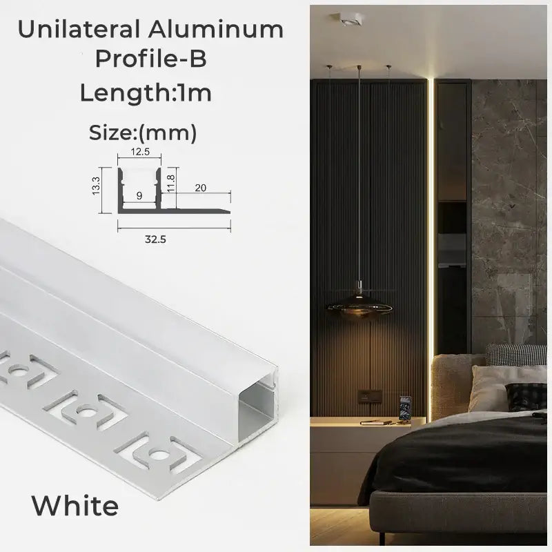 Silver Aluminum Track Light