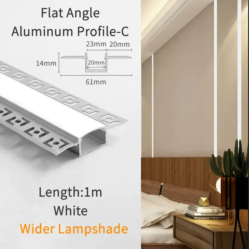 Silver Aluminum Track Light