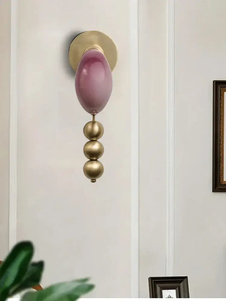 Brass Curve Wall Lamp