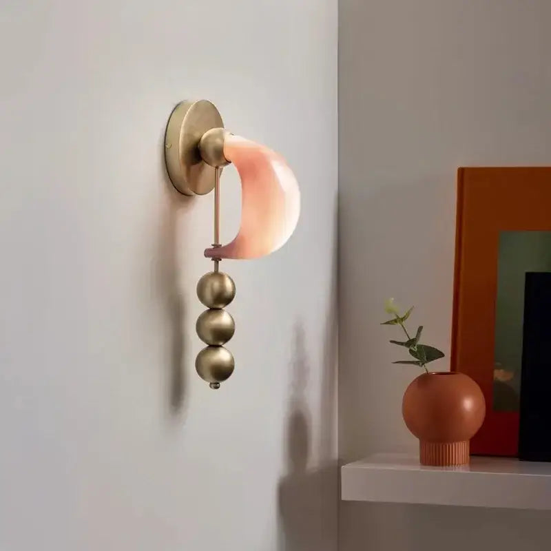 Brass Curve Wall Lamp