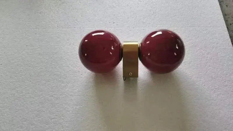 Orange Glass Ball Wall Lamp