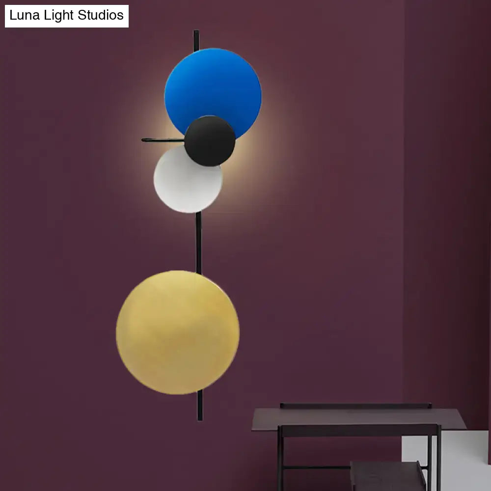 Pink Circular Wall Light