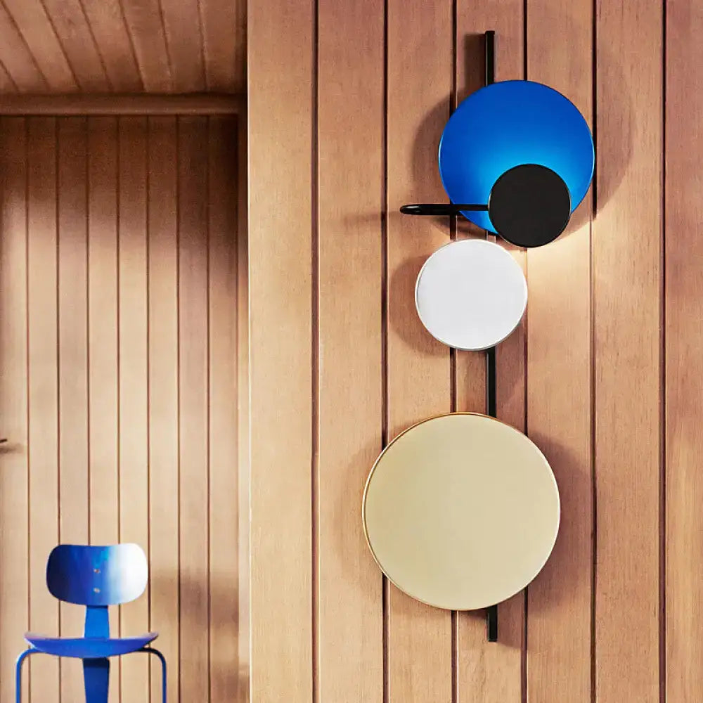 Pink Circular Wall Light