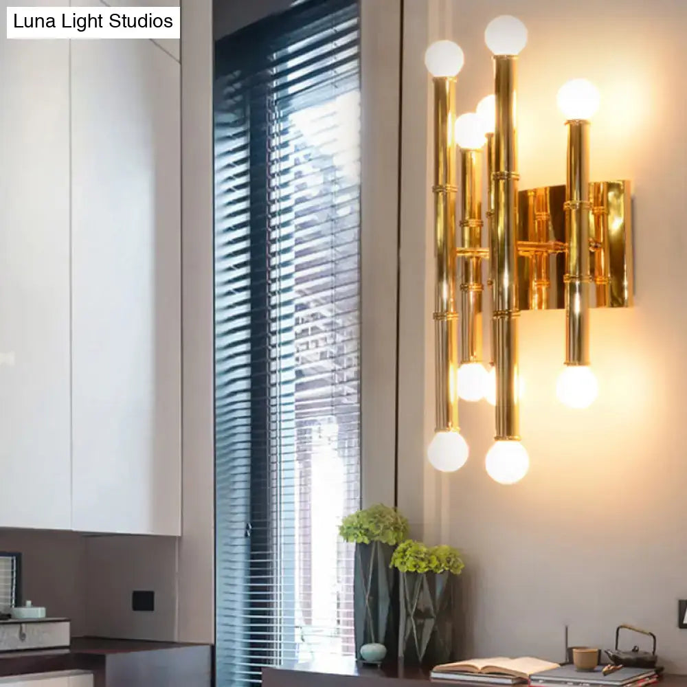 Gold Bamboo Wall Sconce