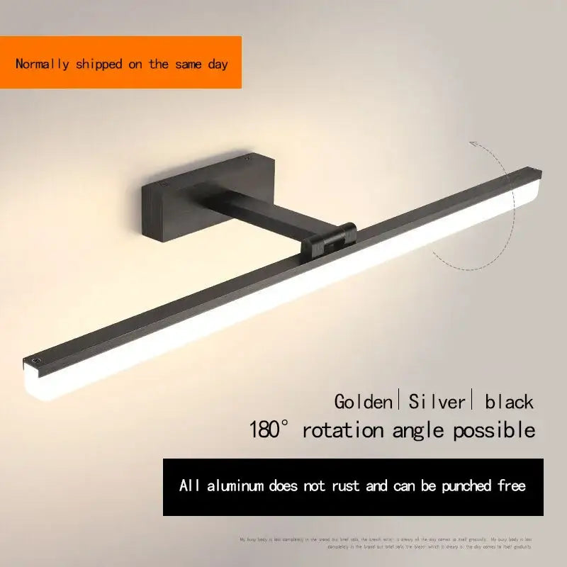 Acrylic Gold Mirror Light