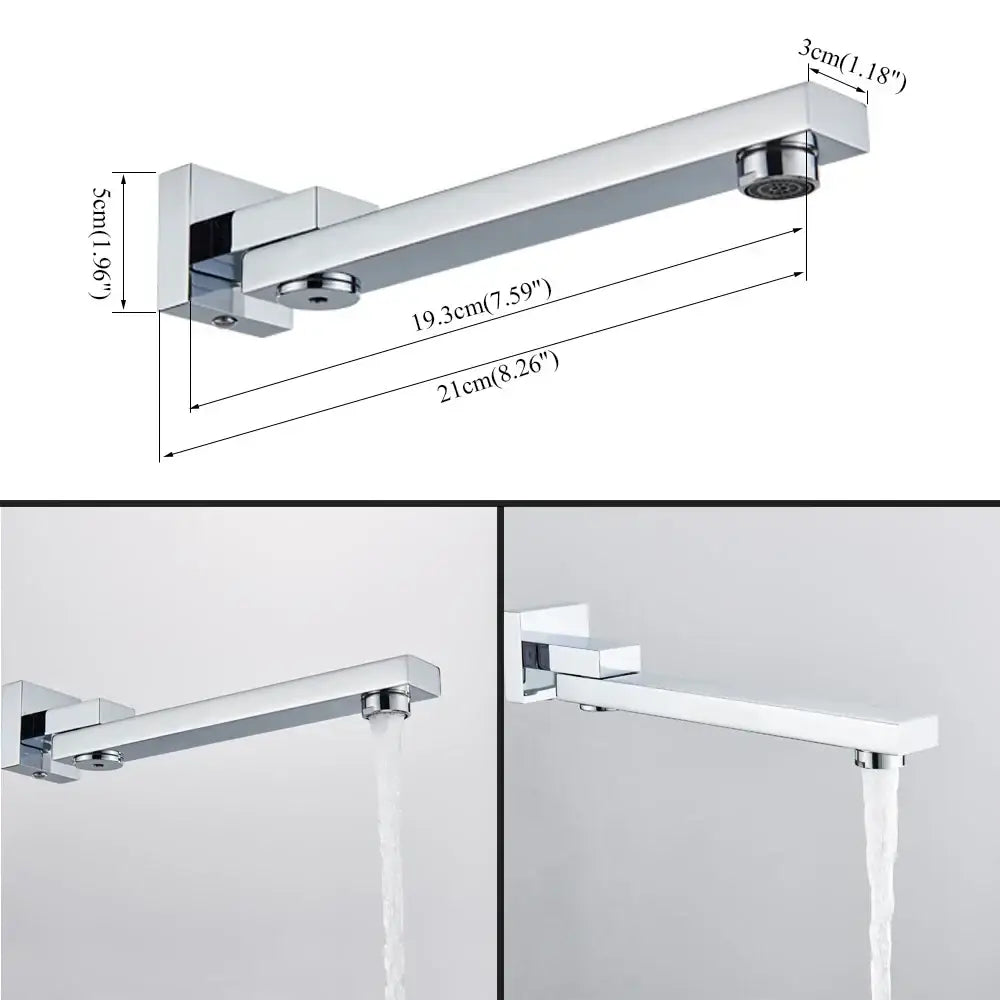 Chrome Swivel Shower Spout