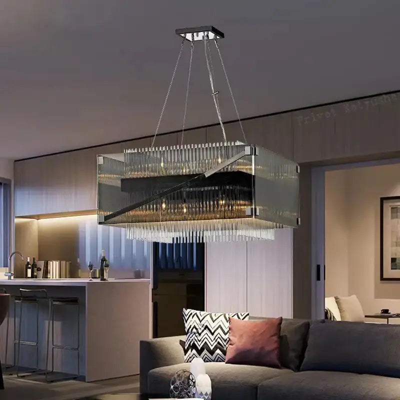 Crystal Glass Pendant Chandelier